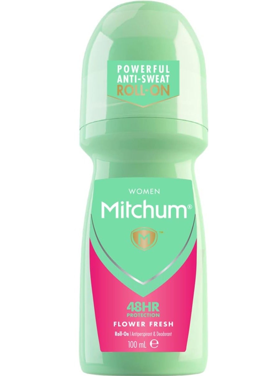 Flower Fresh Women Roll-On 48HR Protection Deodorant & Antiperspirant 100 ml