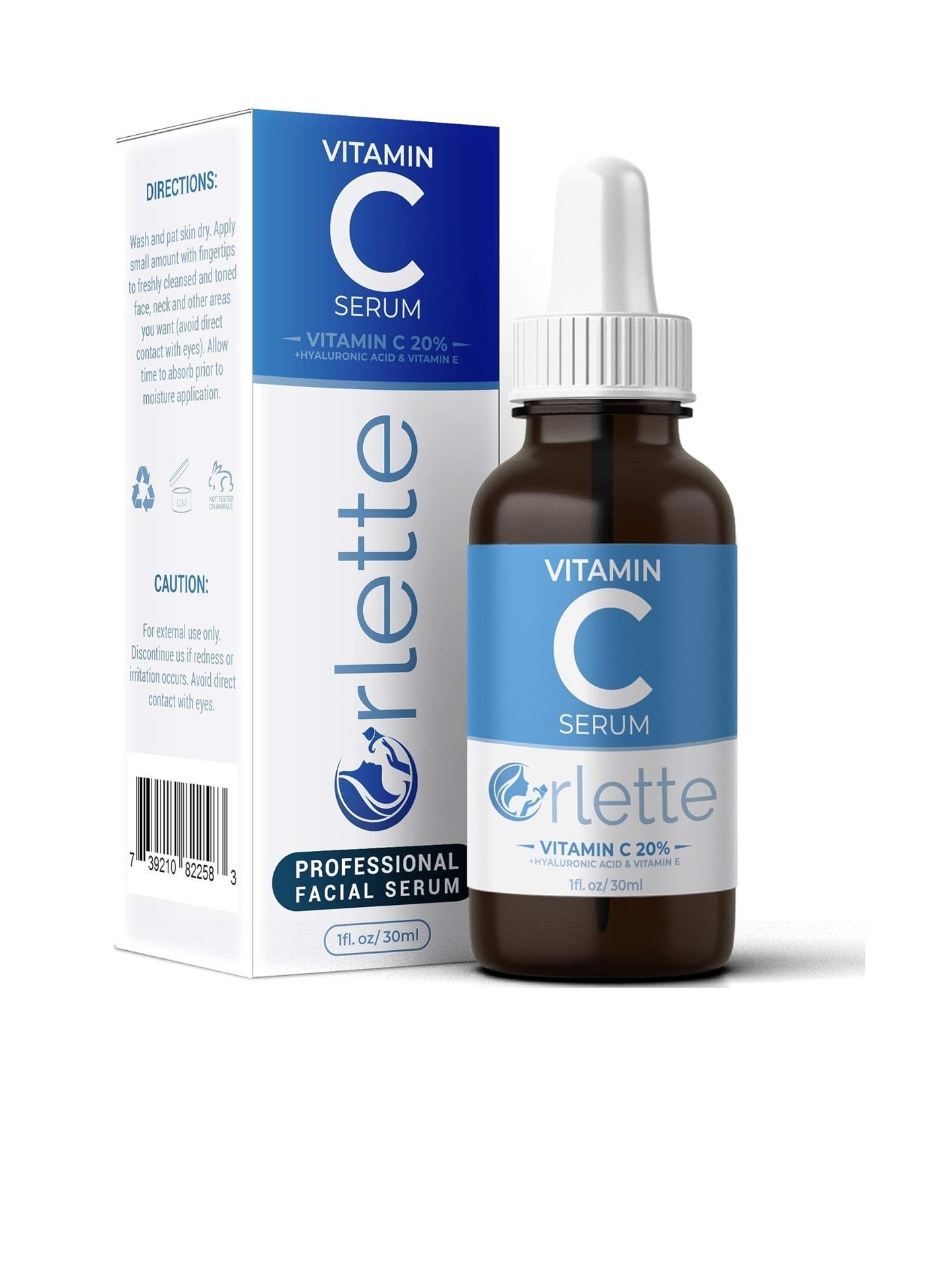 Vitamin C Serum for Face with Hyaluronic Acid & Vit E - Skin Treatment Formula