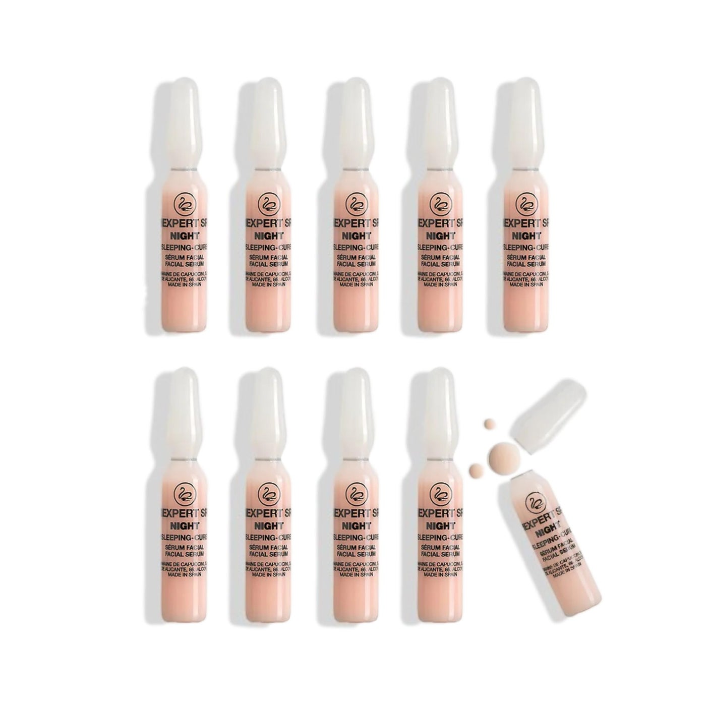 GERMAINE DE CAPUCCINI - Timexpert SRNS Night Sleeping Serum - 10 Ampoules for Face - Detox Night Concentrate - 0.07 oz
