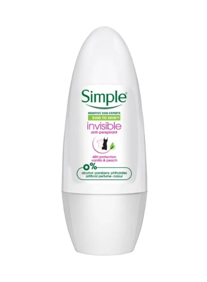Roll On Deodorant Invisible Anti-Perspirant  50 ML