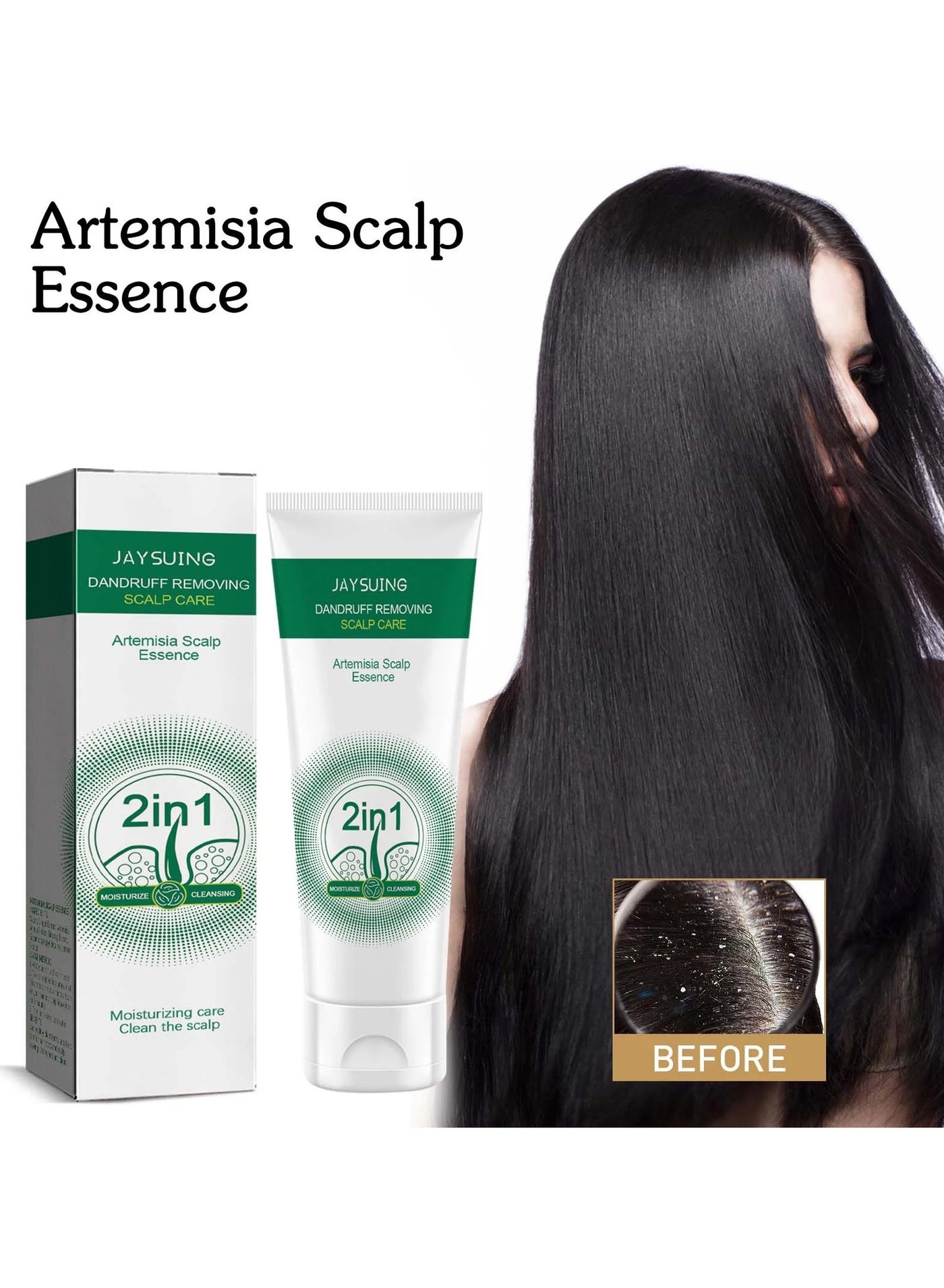 120g Anti-Dandruff Artemisia Conditioner: Anti-itching & Oil Control, Artemisia Essence Scalp Care Conditioner