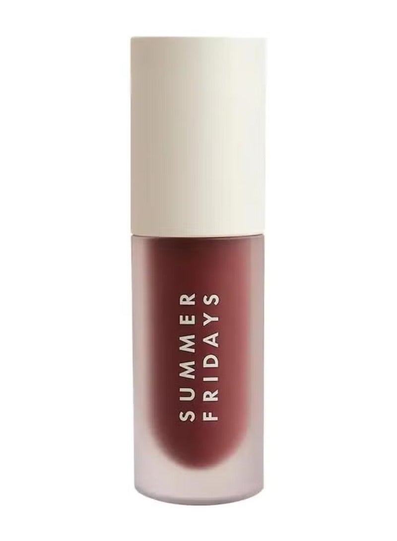 Dream Lip Oil - Tinted Lip Oil with Moisturizing Sheer Coverage, High-Shine and Deep Hydration - Non-Sticky Formula for Long-Lasting Softness - Rosewood Nights (0.15 Oz)