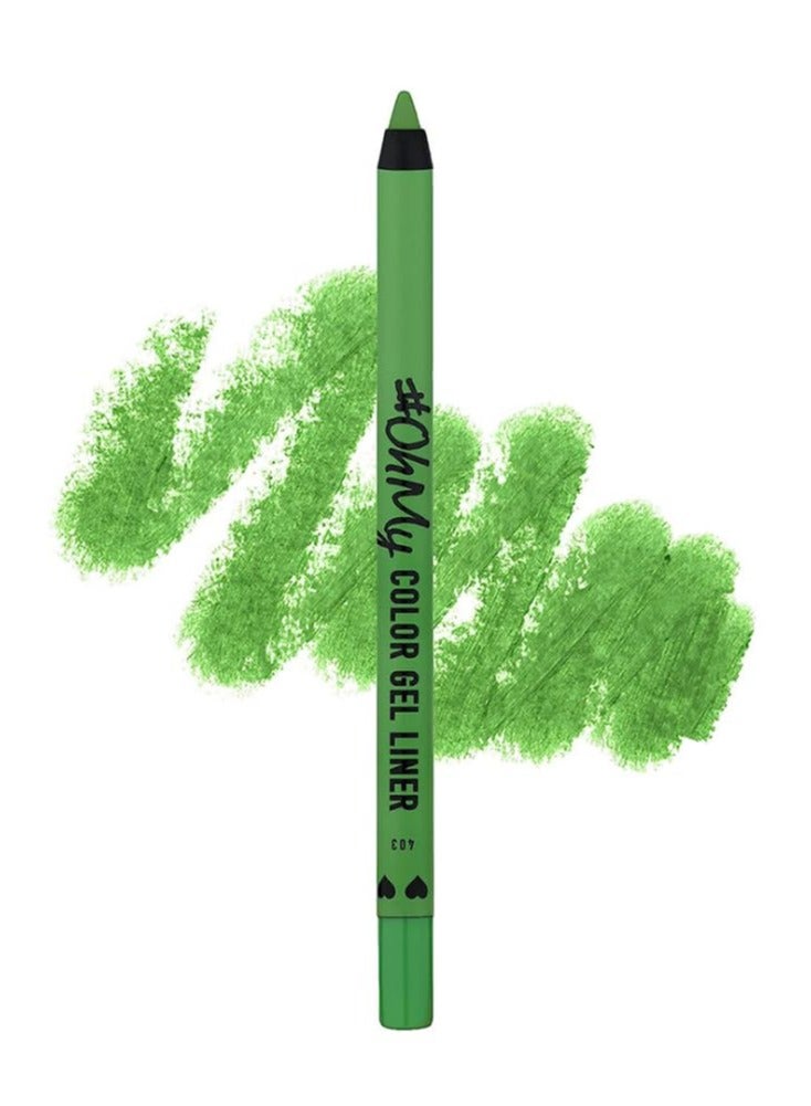 Lamel Long lasting Oh My color Gel eye liner 406 GREEN 1.4gm