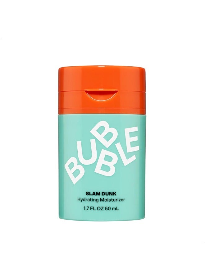 Bubble Slam Dunk Hydrating Moisturizer - Hydrating Face Cream for Dry Skin Made with Vitamin E + Aloe Vera Juice for a Glowing Complexion - Skin Care with Blue Light Protection (50ml)