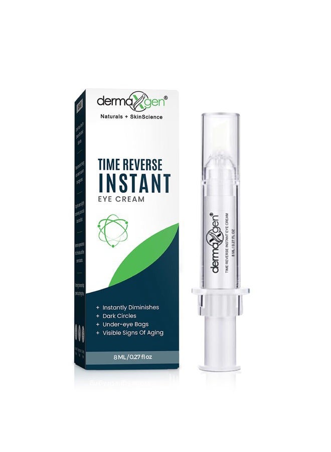 Puffy Eye Treatment Time Reverse Instant Anti-aging Eye Cream New Advanced Formula - Visibly Reduce Under-eye Bags, Wrinkles, Dark Circles, Fine Lines & Crow's Feet Instantly - 8ml