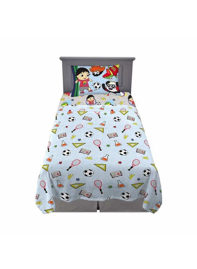 Kids Bedding Super Soft Sheet Set, Twin, Ryan's World