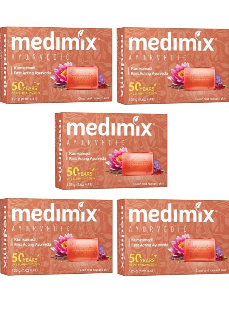 Ayurvedic Kumkumadi Soap 125 gm x 5