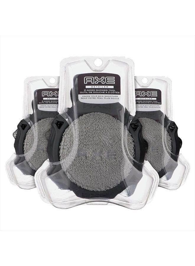 Shower Tool Skin Cleanser for Smoother Skin Detailer Exfoliates and Gently Cleanses One Size 3 Count