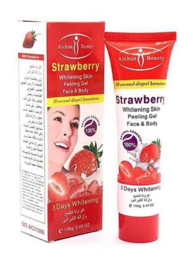 Gel Exfoliating Face And Body With Strawberries To Replenish Water And Moisturize 100 g