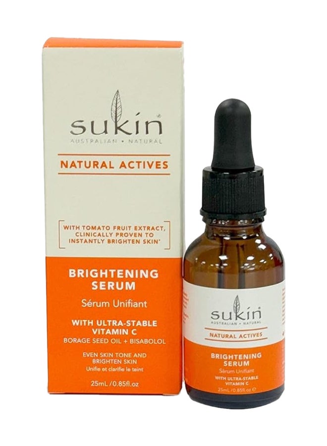 Sukin Natural Actives Brightening Serum, Enriched With Borage Seed Oil & Bisabolol