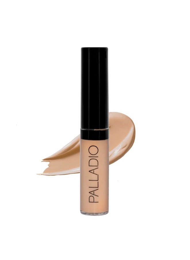 Liquid Concealer, Medium Coverage, Lightweight and Buildable Formula for Seamless Coverage, Conceals Imperfections, Brightens Skin, and Lasts All Day, Honey