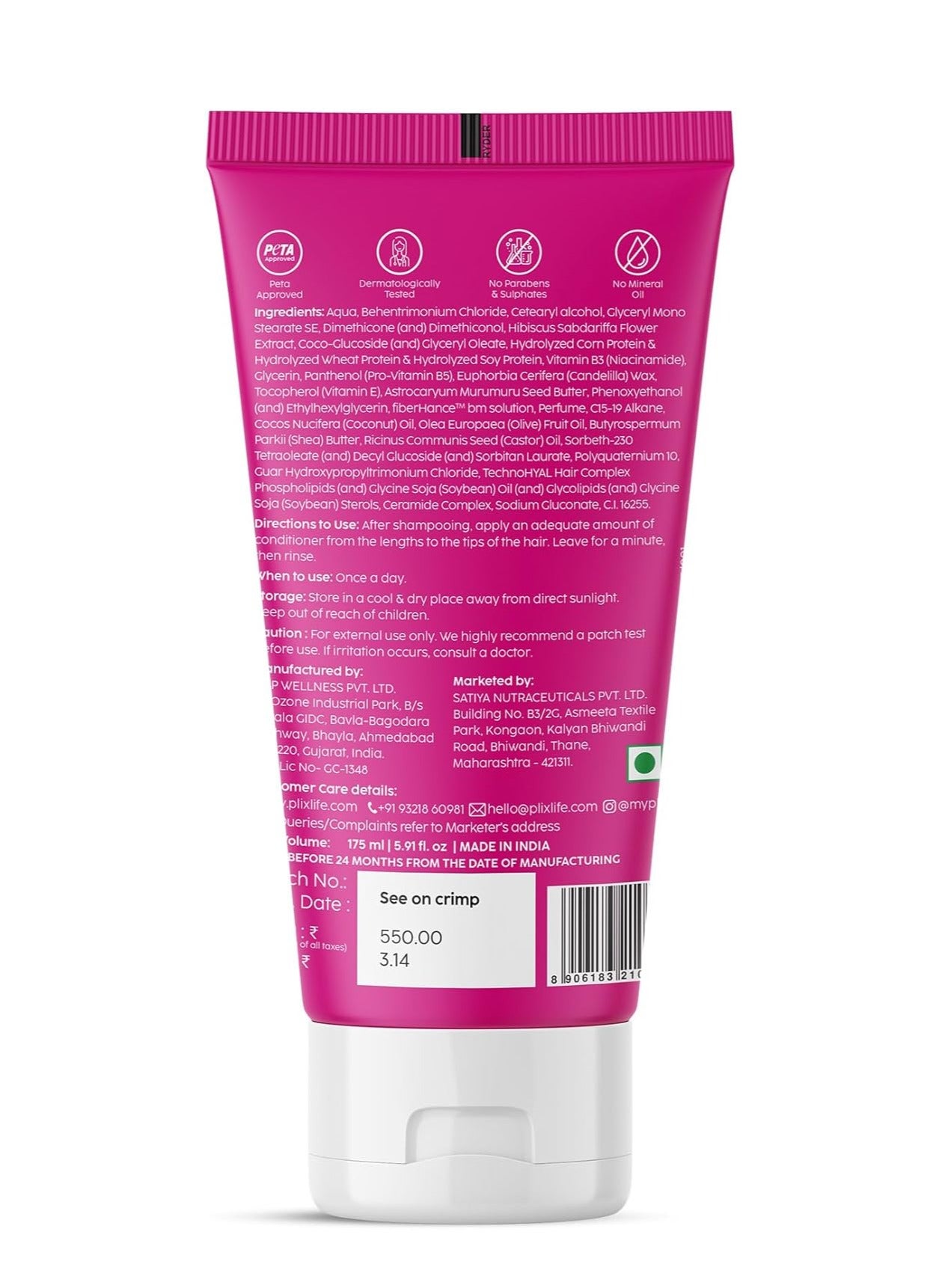 Hibiscus Bond Repair Advanced Conditioner Repairs Hair Molecular Structure & Reduces Breakage with FiberHance™ & TechnoHYAL Hair Complex 175ml - image 2