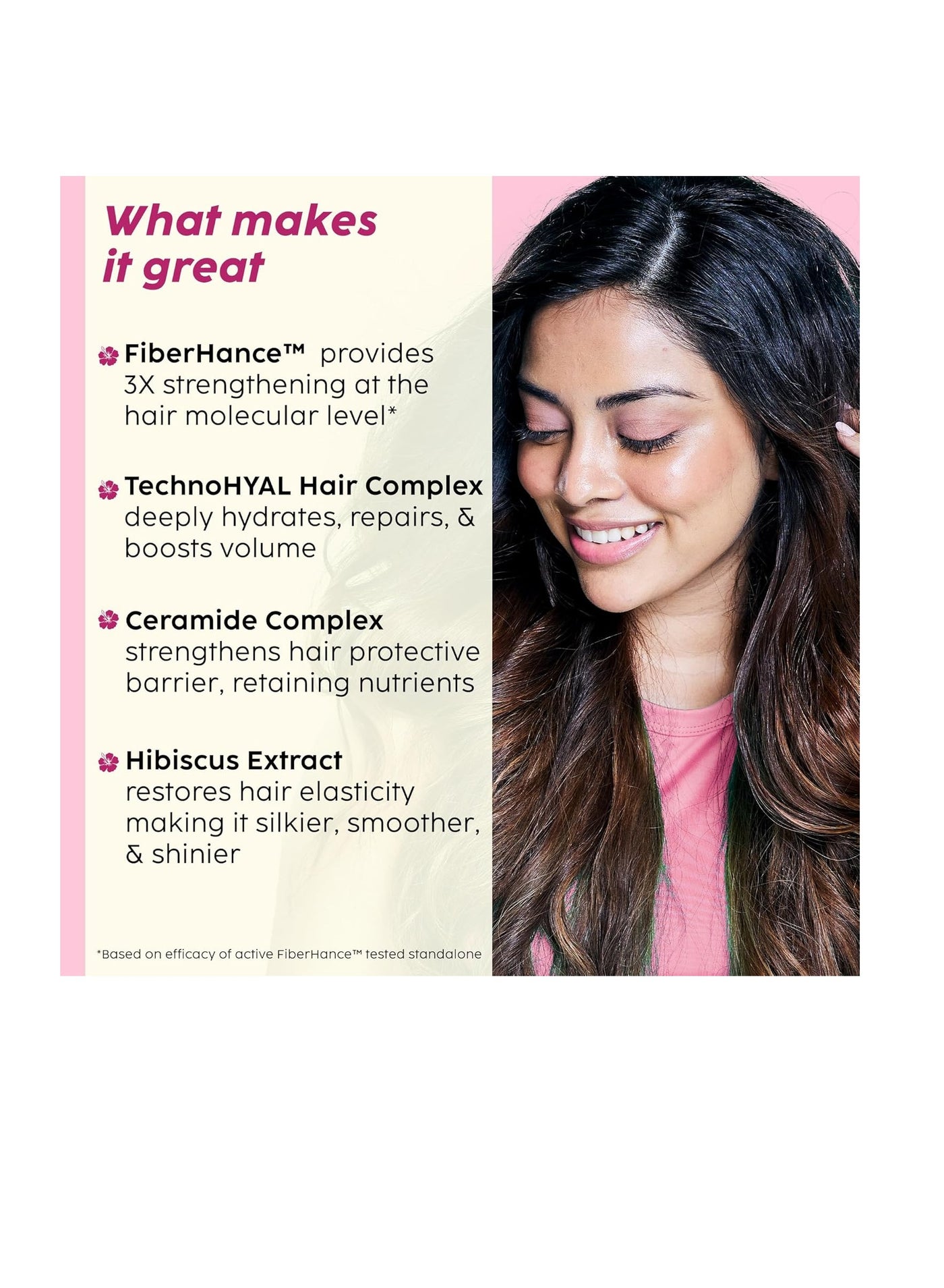 Hibiscus Bond Repair Advanced Conditioner Repairs Hair Molecular Structure & Reduces Breakage with FiberHance™ & TechnoHYAL Hair Complex 175ml - image 3