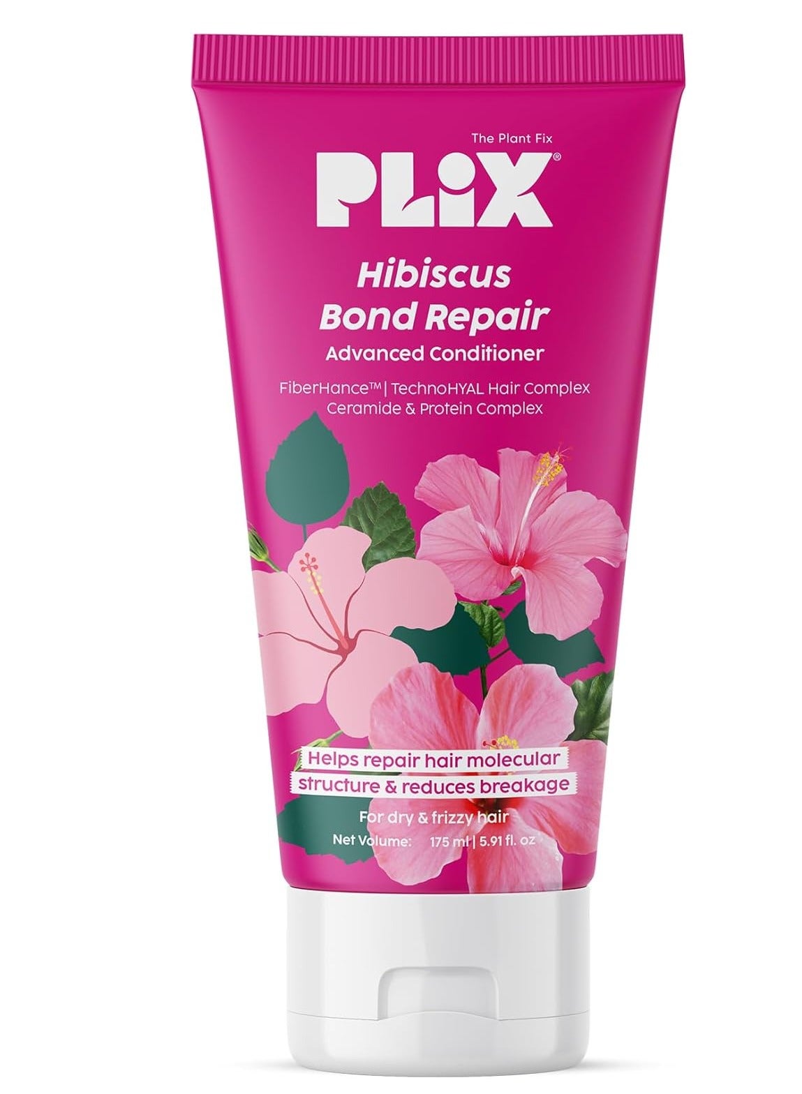 Hibiscus Bond Repair Advanced Conditioner Repairs Hair Molecular Structure & Reduces Breakage with FiberHance™ & TechnoHYAL Hair Complex 175ml
