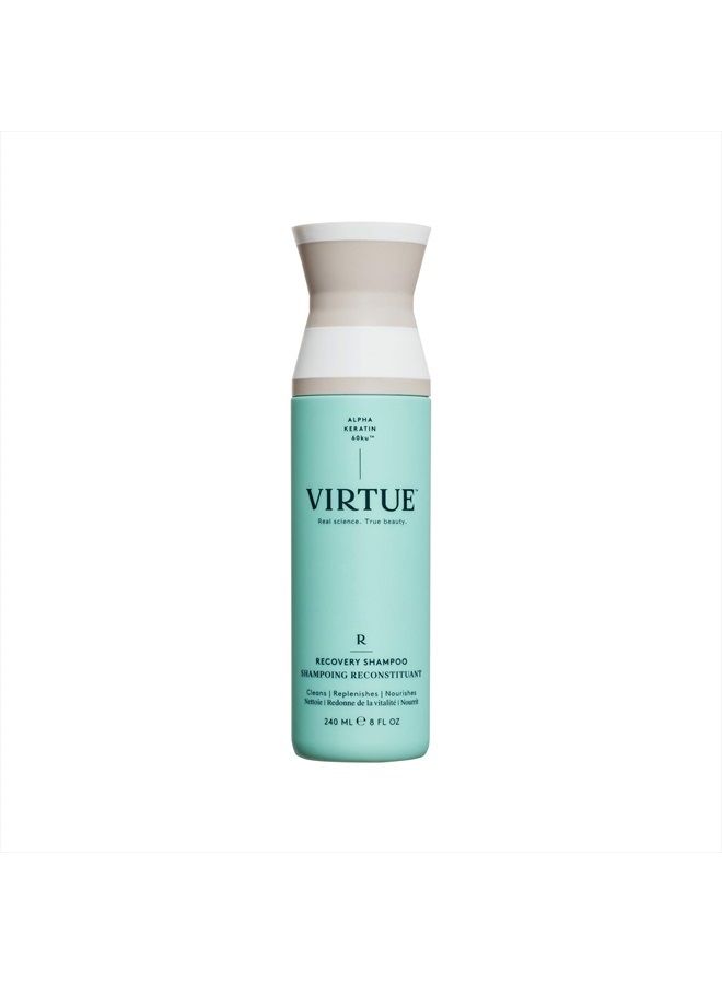 Recovery Shampoo 8 FL OZ | Alpha Keratin Repairs Dry, Damaged Hair | Sulfate Free, Paraben Free, Color Safe, Vegan