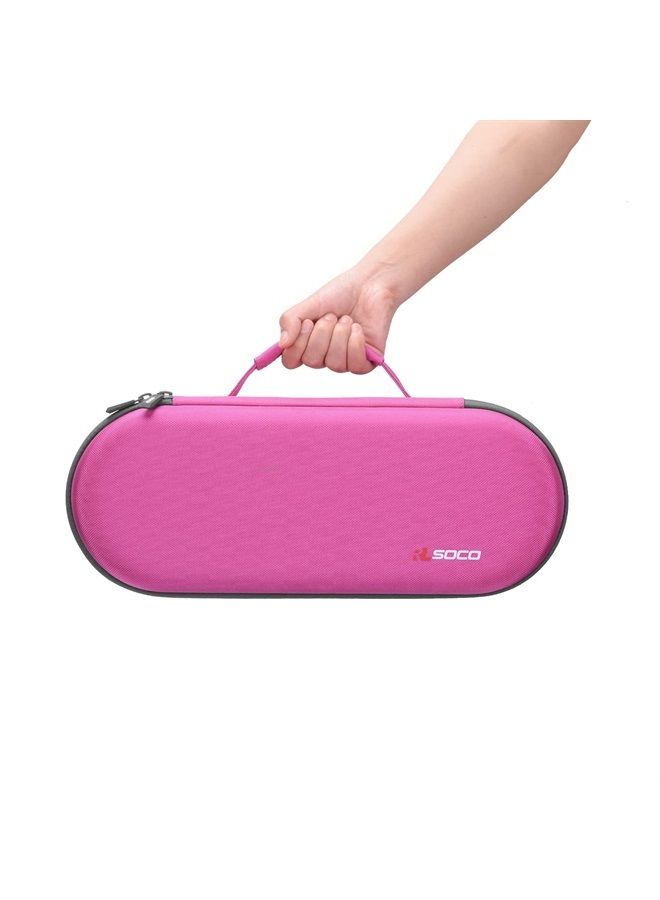 Hard Case for Dyson Supersonic Hair Dryer HD15 HD08 HD07 HD03 HD01-Fits Complete Supersonic Accessories (Pink)