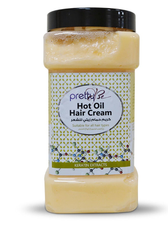 Hot Oil Hair Cream with Keratin Extracts, Suitable for all hair types 2000ml