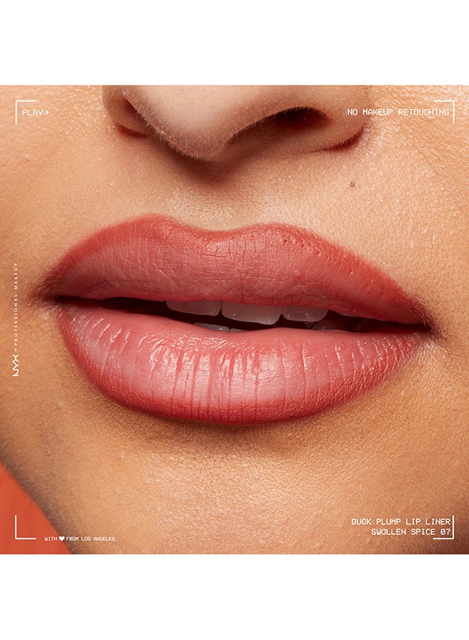 Duck Plump Plumping Lip Liner Lip Liner Up To 10 HR Wear Matte Finish Swollen Spice - image 5