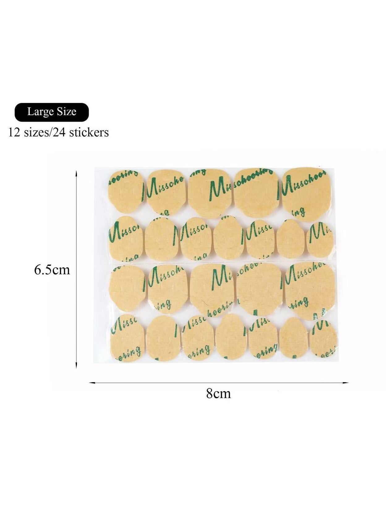 480Pcs Clear Double-Sided Self Adhesive Nail Jelly Stickers Waterproof Sticky Tabs for Nails Press on Jelly Glue Manicure Tools