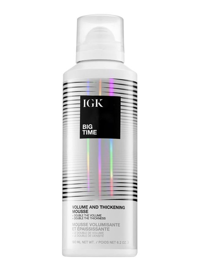 Big Time Volume Hair Mousse | Volume + Thickening + Lightweight Formula | 6.2 oz