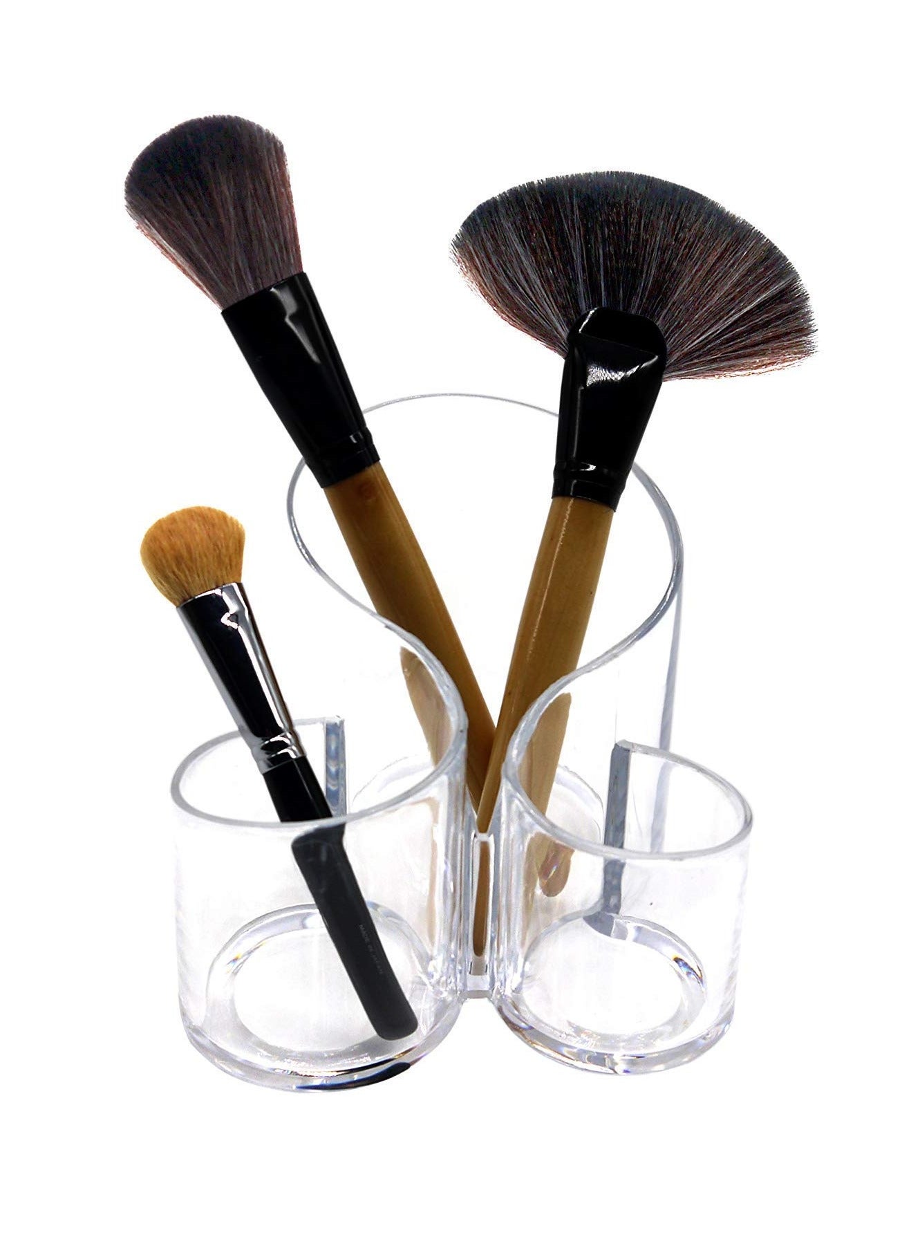 Maruti ENN Acrylic Makeup Accessories Multipurpose Desk Organizer Stand for Nail Polish Hair Combs Eyeliner Makeup Brush Organisers Toothbrush Holder