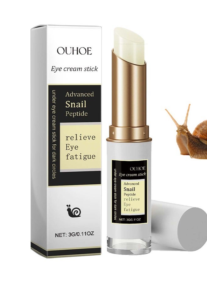 Advanced Snail Eye Cream Stick- Dark Circles Anti Wrinkle Snail cream Eye Puffiness Treatment
