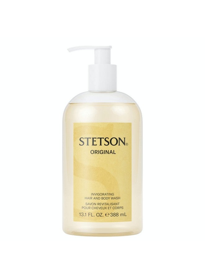 Stetson Original Invigorating Hair And Body Wash Earthy Woody Casual And Masculine Aroma With Fragrance Notes Of Citrus Patchouli And Tonka Bean13.1 Fl Oz