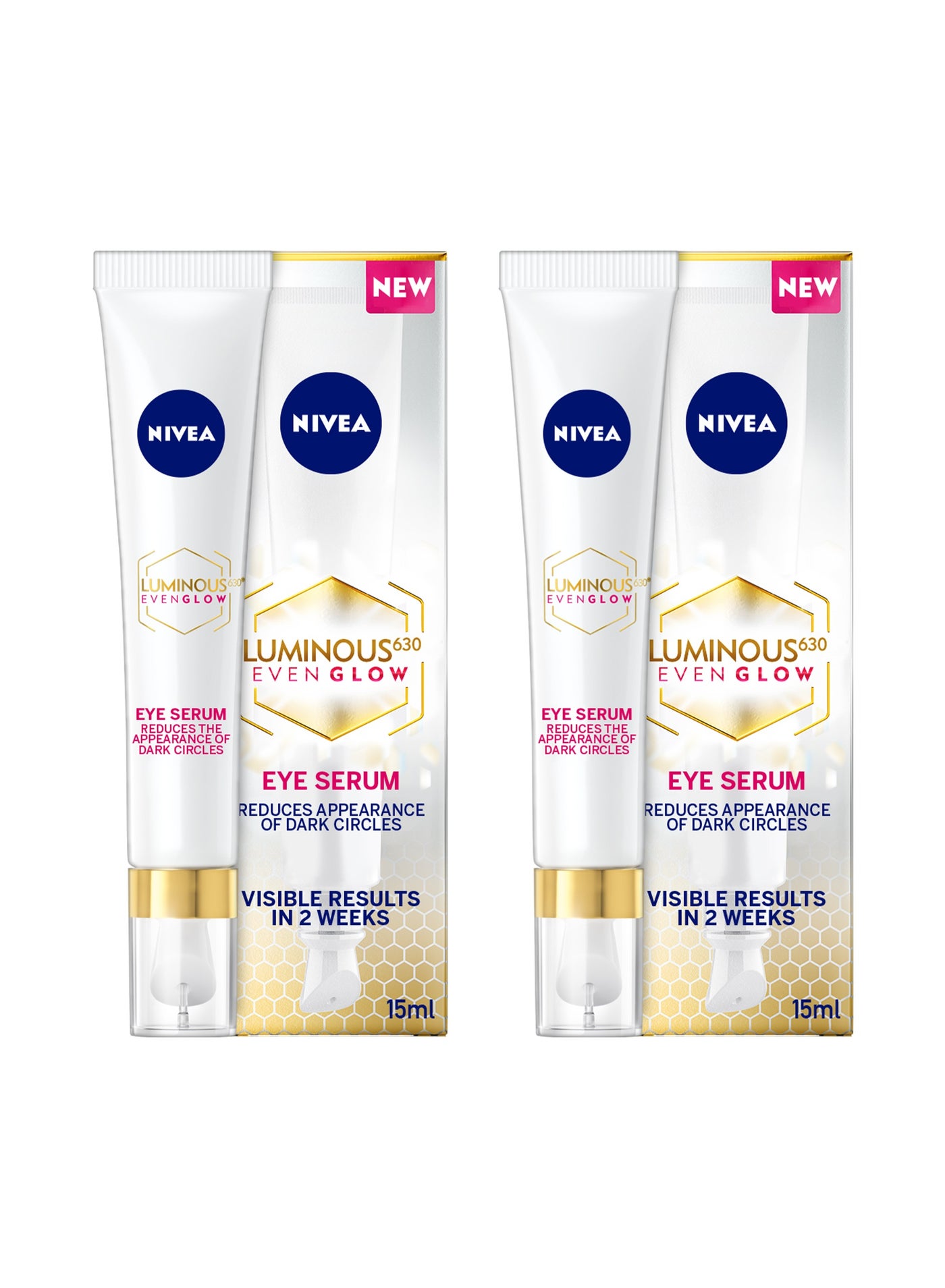 Luminous 630 Even Glow Anti Dark Circles And  Puffy Eyes Serum Pack of 2