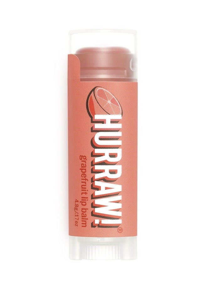 Grapefruit Lip Balm: Organic, Certified Vegan  Bee, Shea, Soy And Palm Free
