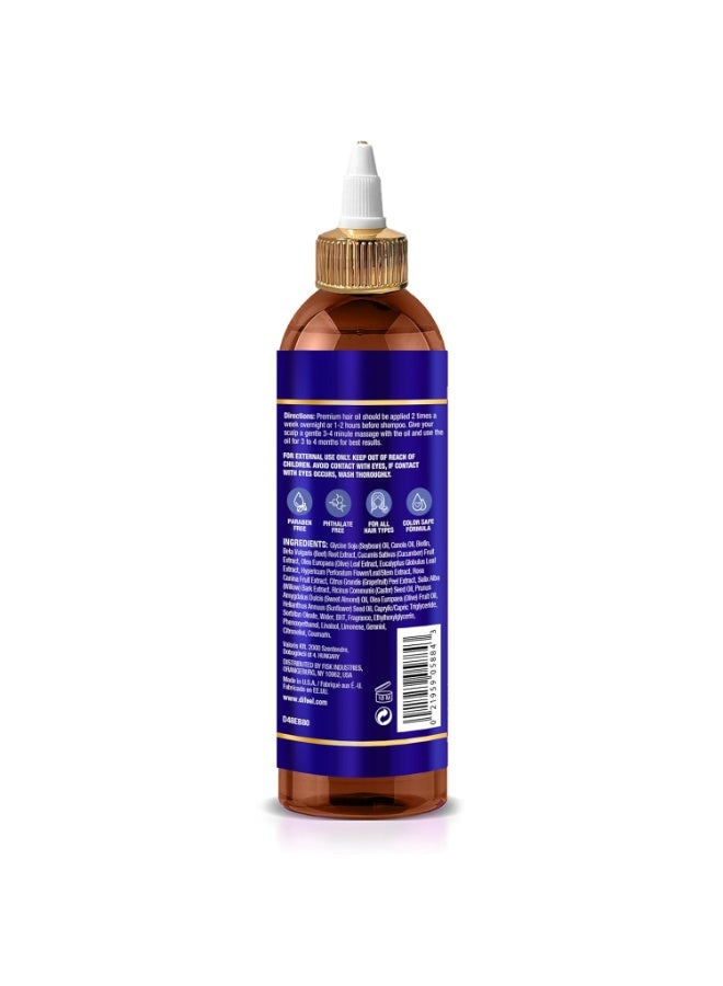 Difeel Biotin Pro Growth Premium Hair Oil 8 oz. - Infused with Fortifying Biotin for Healthy Hair Growth