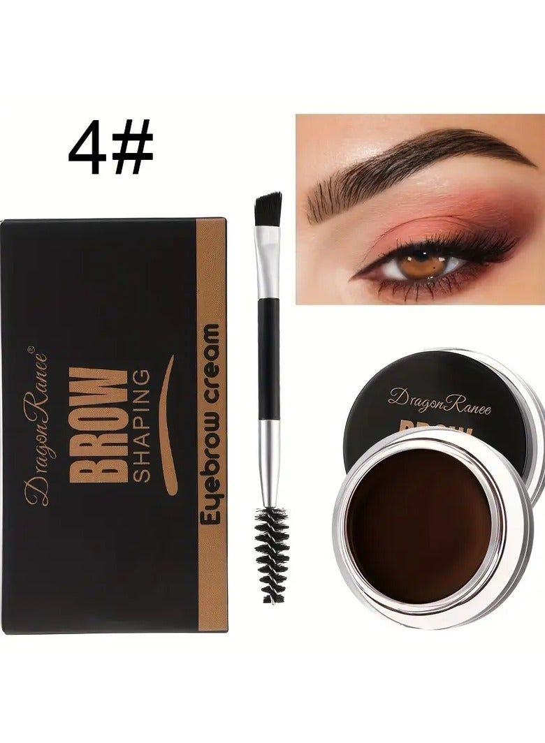 DragonRanee Brow Shaping Eyebrow Setting Gel - Long-Wearing, Waterproof, Sweat-Resistant Eyebrow Color Cream for All Skin Types, Natural Look, Easy Application, Non-Fading Eyebrow Gel