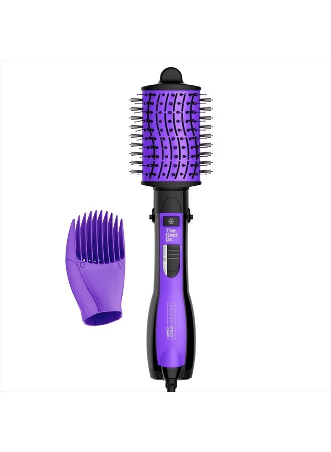 INFINITIPRO BY CONAIR The Knot Dr. All-in-One Oval Dryer Brush, Hair Dryer & Volumizer, Hot Air Brush
