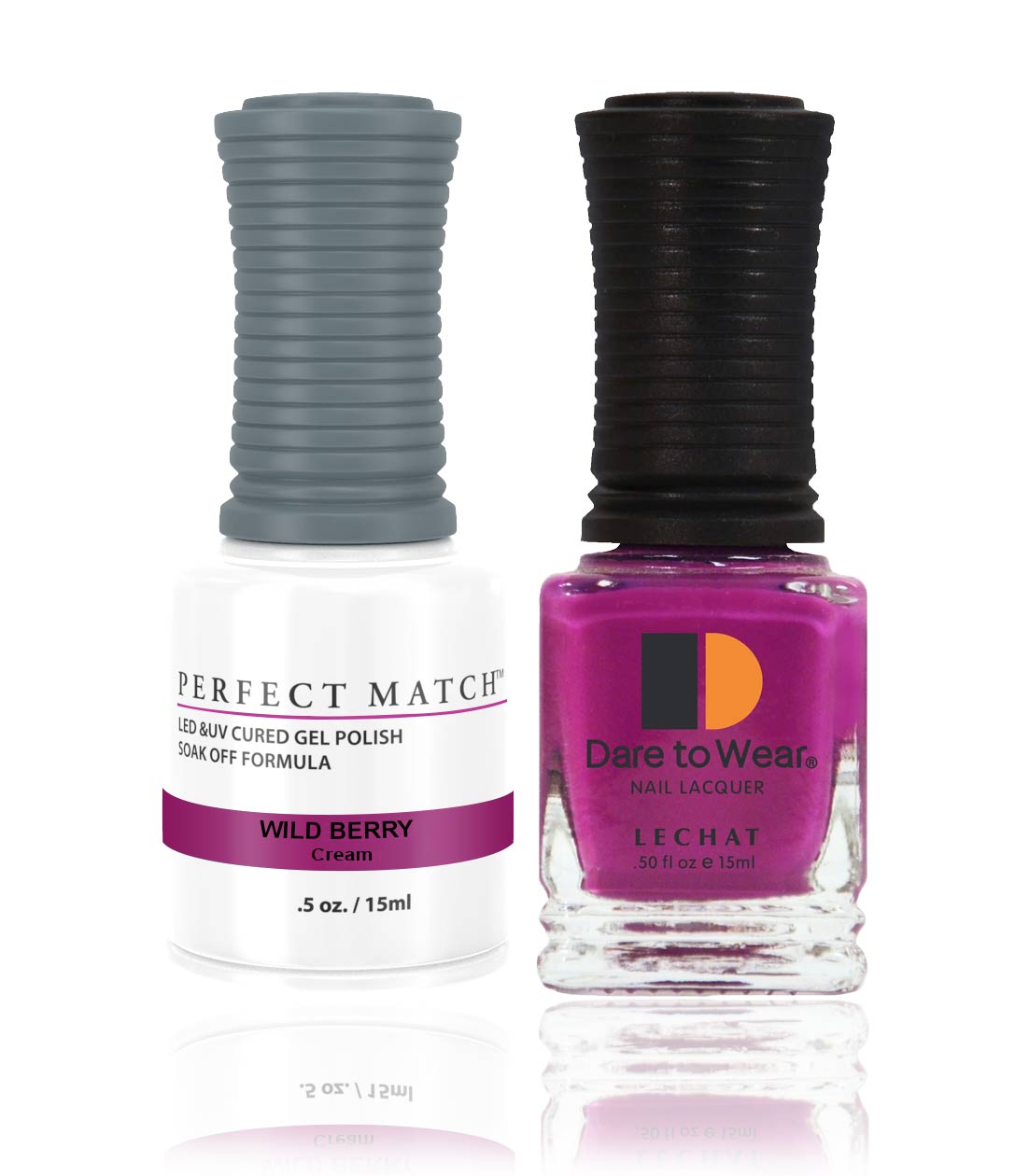 Perfect Match Gel Nail Polish 15ml Soak Off Long Lasting High Shine UV LED Gel Non Toxic Easy Application Wide Color Range for Manicure and Pedicure Wild Berry PMS131