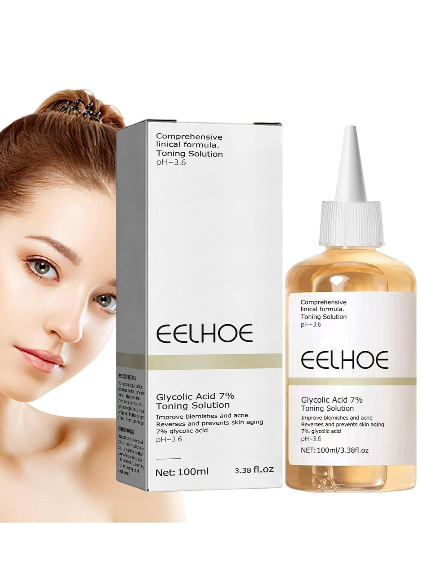 100ml acne remover anti-aging lifting firming wrinkles ordinary toning solution face toner glycolic acid 7%