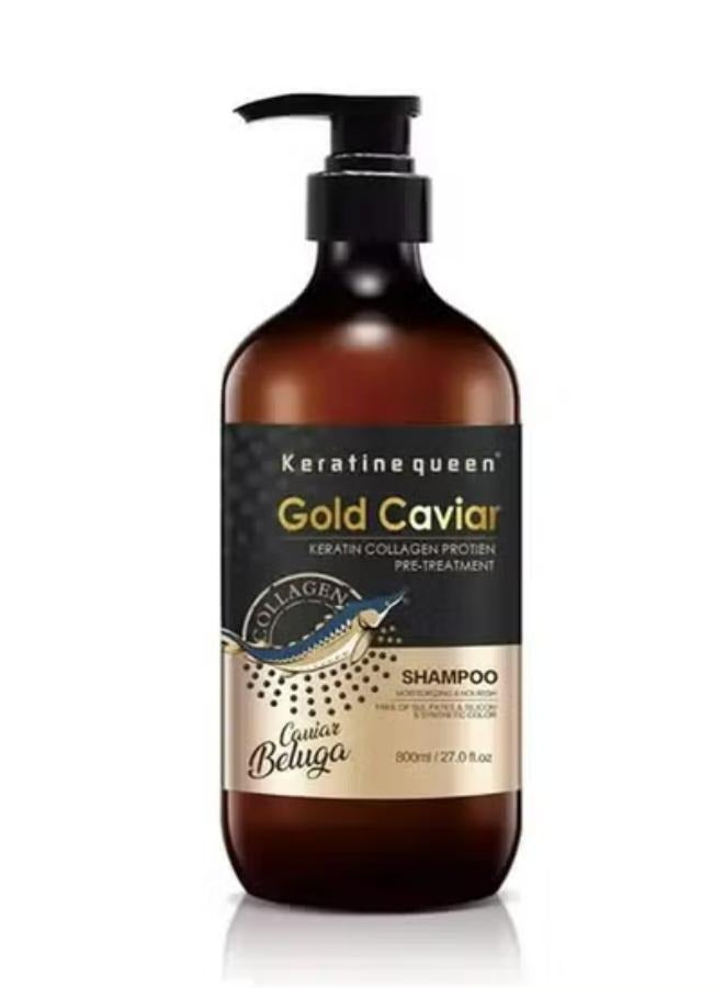 Gold Caviar Keratin Collagen Protin Pre-Treatment Shampoo 800 ML