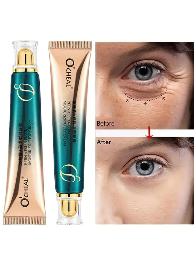 Retin A Ester Elastic Moisturizing Eye Cream - Daily Eye Wrinkle Cream Eye Cream With Vitamin and Retinol Complex Brightening Anti Aging Line Smoothing Skin Care