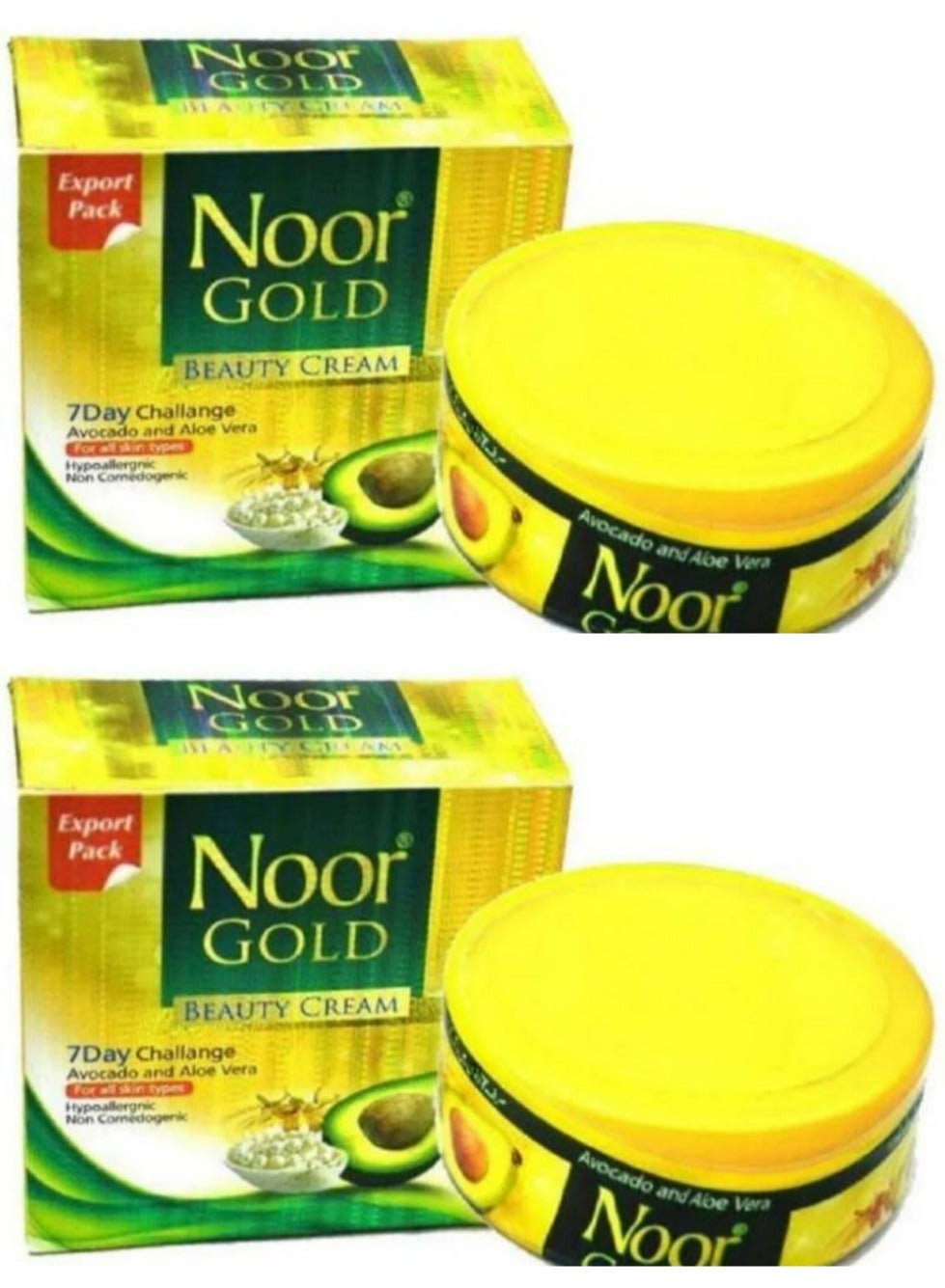 Gold Beauty Cream Avocado and Aloe Vera 7 Day 2 Pcs