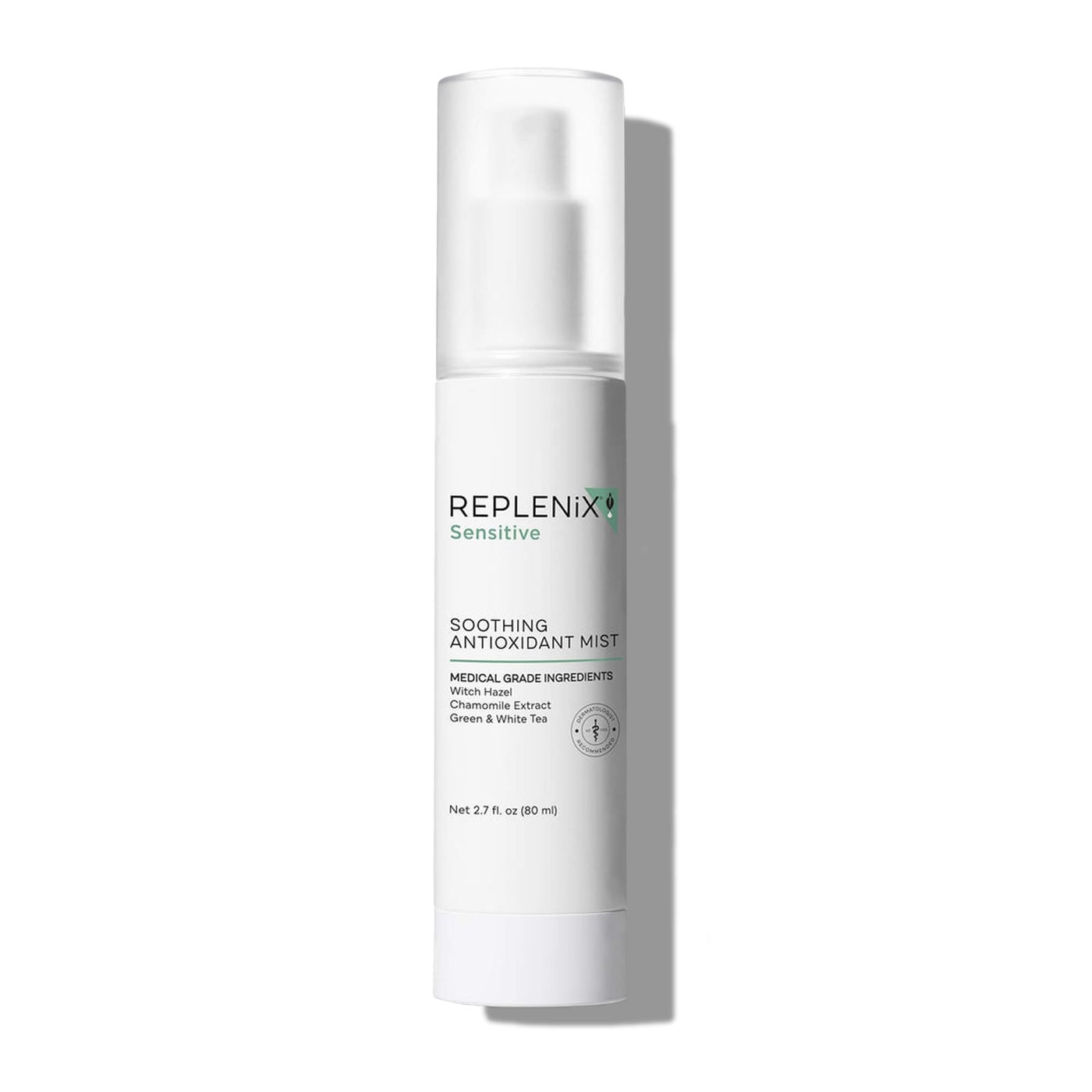 Replenix Soothing Antioxidant Mist, Calming Facial Spray, Dermatologist Developed for All Skin Types, Oil Free, Paraban Free, Non-comedogenic (2.7 oz)