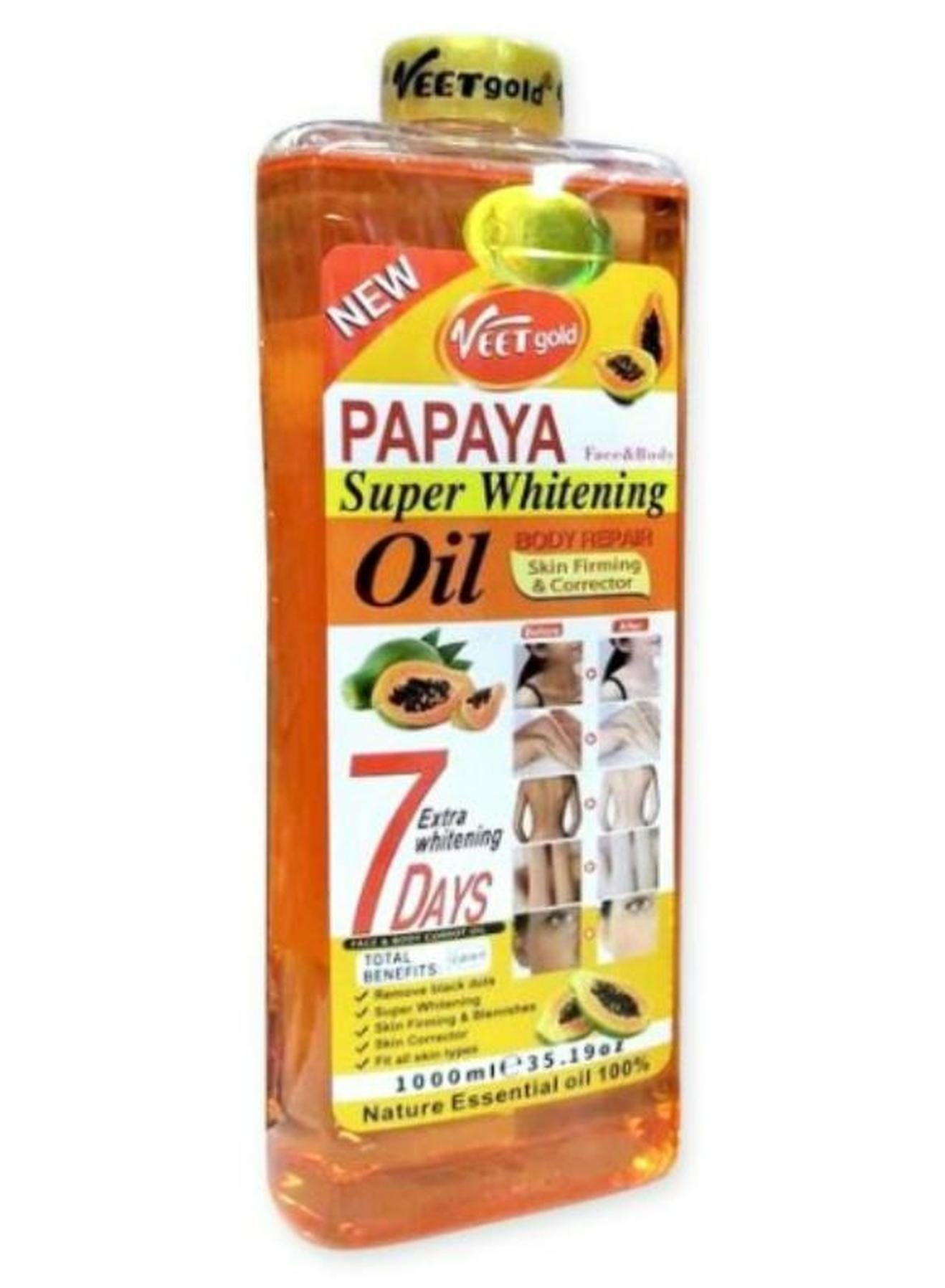 Papaya Super Whitening Oil 1000 ML