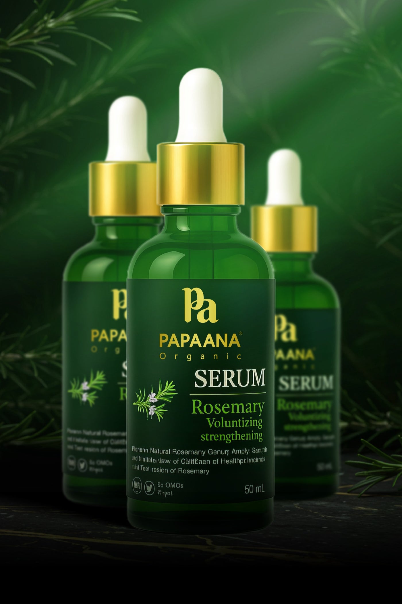 Rosemary Hair Serum – 50ml, Revitalizing Scalp Treatment for Hair Growth & Volume Boost