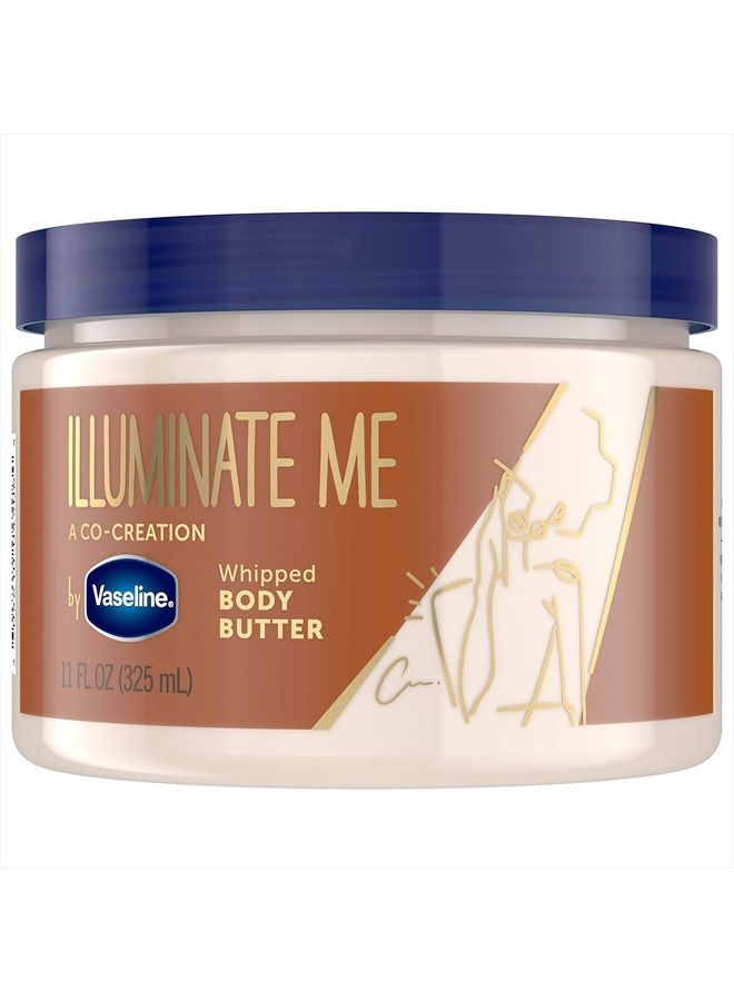 Illuminate Me Body Butter Whipped Body Butter Created For Melanin Rich Skin Provides 24 Hour Moisturization For Dry Skin 11 oz