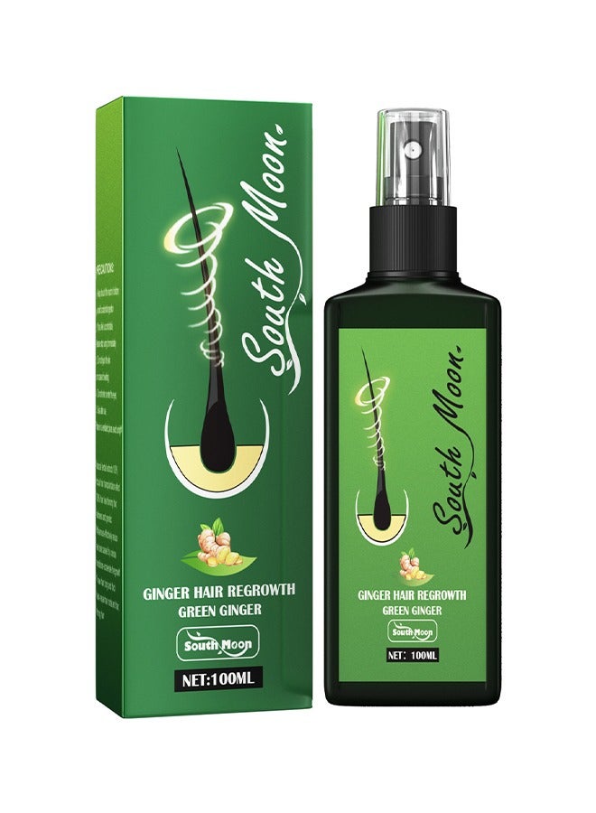 Ginger Hair Regrowth ,Hair Treatment Hair Growth Serum Hair Spray ,Hair Loss Treatments, Aids against Hair-thining, Hair Regrowth Treatment 100ml
