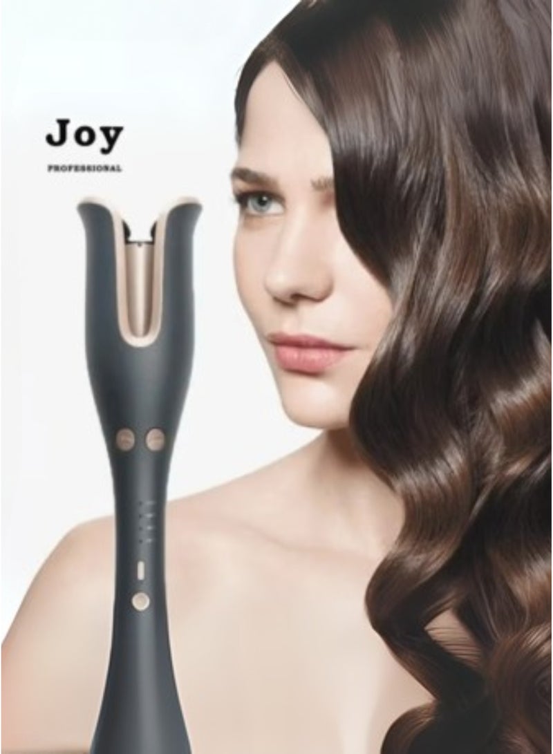 Professional 1” Ceramic Rotating Hair Curler | Anti-Frizz Curling Wand with Adjustable Temperature | Dual Voltage, Auto Shut-Off, Fast Heat-Up | Travel-Friendly Salon Curling Iron for Effortless Curls & Waves