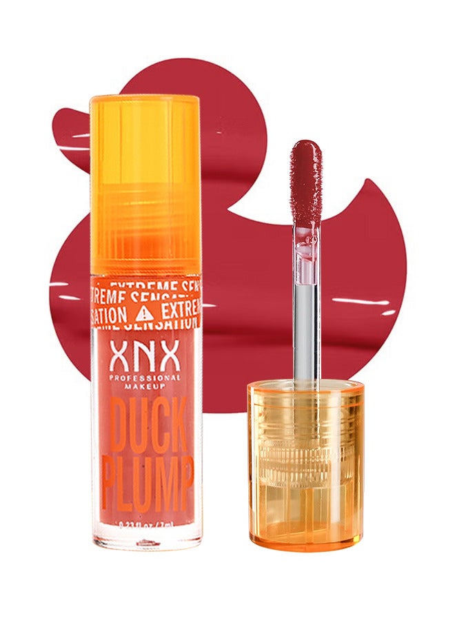Duck Plump Lip Plumping Lacquer, Fat Lip Oil Lip Glaze, Glitter Shine Primer Lip Clear Plumping Lip Gloss, High Pigment No Sticky Lip Gloss, Lip Plumper Gloss Make Lips Fuller
