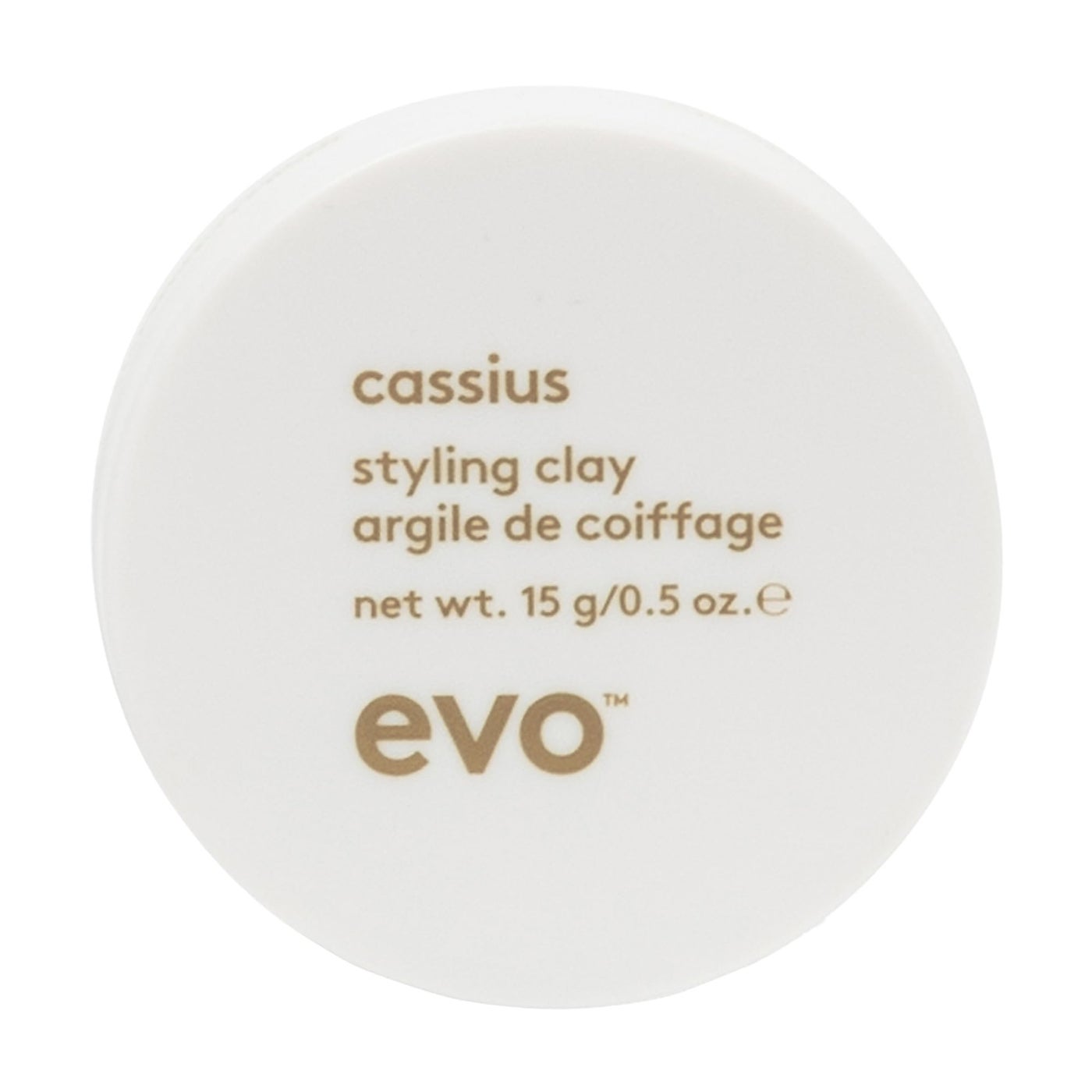 EVO Cassius Styling Clay - Travel Size Strong Hold Hair Styling Clay For Definition, Texture & Malleable Style Control with A Matte Finish - 0.5oz