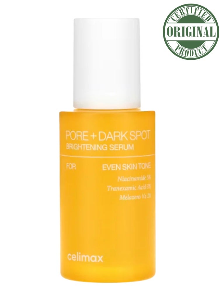 Celimax Pore + Dark Spot Brightening Serum for Smoother Texture & Even-Toned Radiant Skin