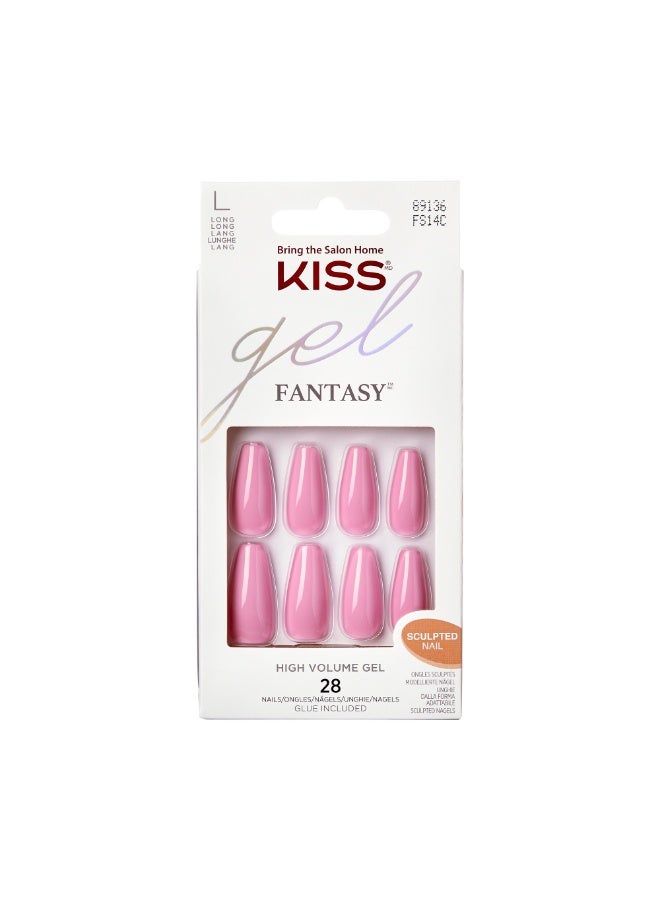 Kiss Gel Fantasy Sculpted Nails- Long Length FS14C