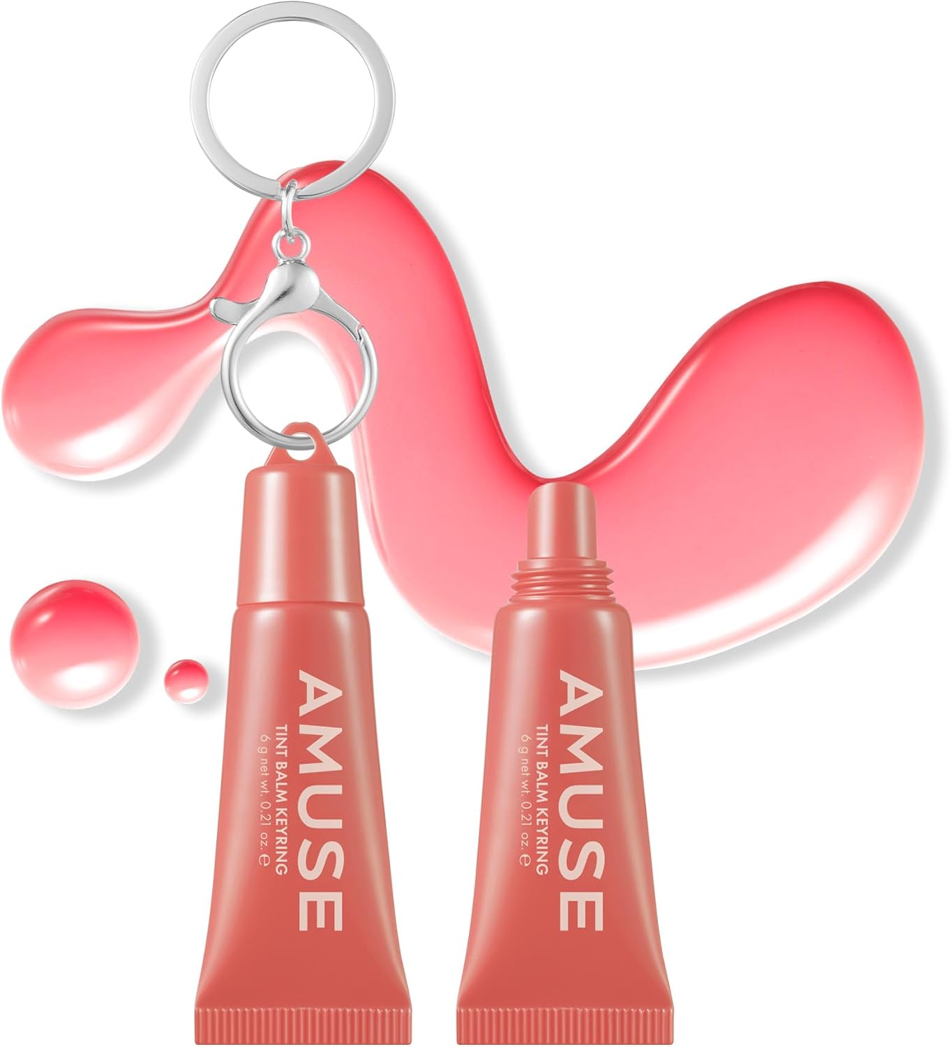 AMUSE Care Tint Lip Balm Keyring - Watermelon