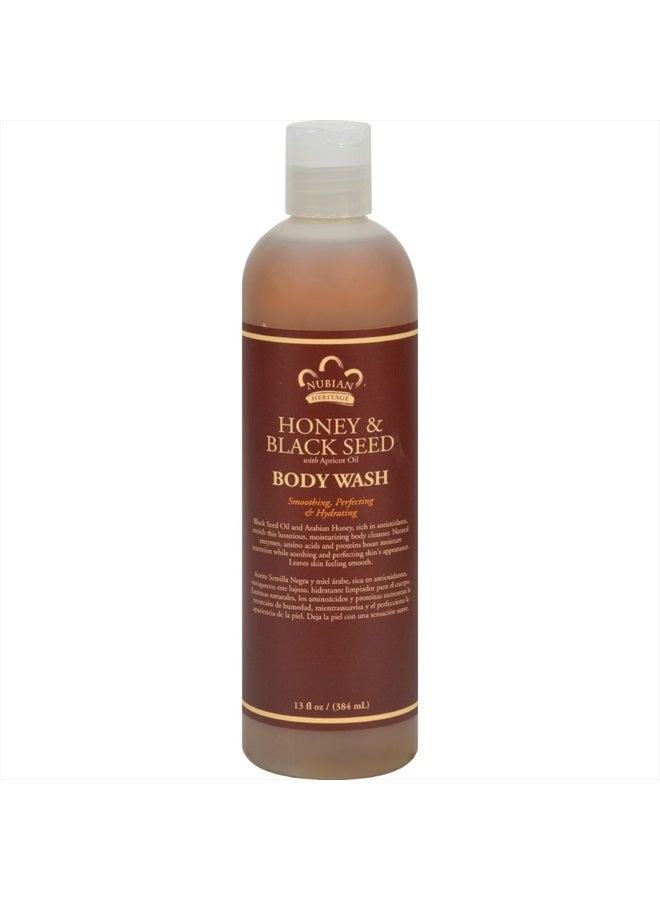 , Body Wash Honey Black Seed, 13 Ounce