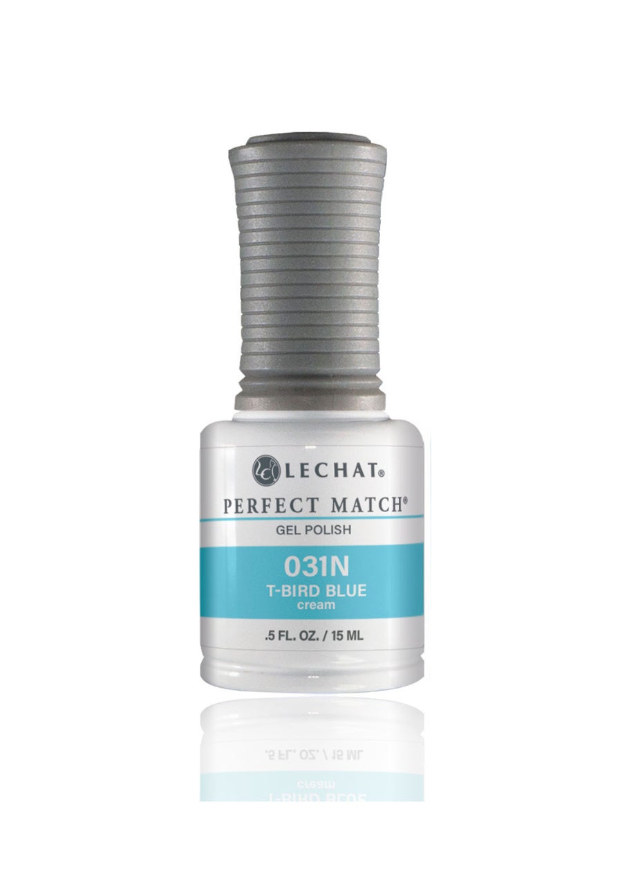 Perfect Match Gel Nail Polish 15ml Soak Off Long Lasting High Shine UV LED Gel Non Toxic Easy Application Wide Color Range for Manicure and Pedicure T-Bird Blue